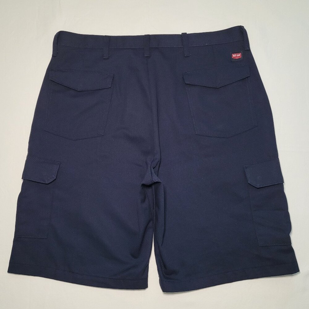 Red Kap Cargo Work Shorts Navy Blue Mens Size 36 Workwear Utility Skater - Picture 6 of 8
